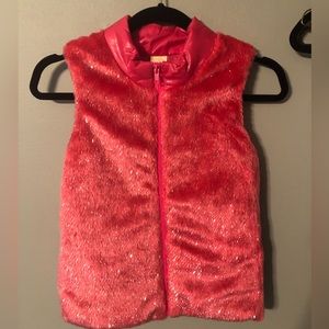 Girls faded glory fuzzy vest